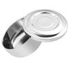 VALICLUD Men's Shaving Bowl Lid Alloy Shaving Mug Deep Container for Shave Soap Compact Design for Cleanliness and Practical Use view 1