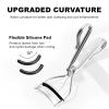 100Pack Compatible with Tweezerman Eyelash Curler Refills,Silicone Rubber Eyelash Curler Pads Compatible with Tweezerman Eye Lash,Black. view 2