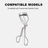 100Pack Compatible with Tweezerman Eyelash Curler Refills,Silicone Rubber Eyelash Curler Pads Compatible with Tweezerman Eye Lash,Black. view 3
