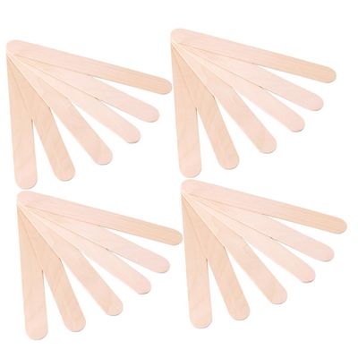 Hohopeti 200Pcs Professional Sticks Multi Function Applicators for Body Hair Removal Eyebrow Grooming and Facial Care for Men and Women