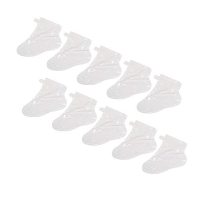 Beavorty 50pcs Therapy Foot Covers Moisturizing Foot Film Bags for Home and Salon Use Oil Resistant Breathable Protection and Soaking