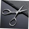VICASKY Stainless Steel Beard Scissors for Precision Trimming Durable Grooming Shears for Men Facial Hair Styling Sleek Silver Design for Easy Use view 2