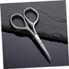 VICASKY Stainless Steel Beard Scissors for Precision Trimming Durable Grooming Shears for Men Facial Hair Styling Sleek Silver Design for Easy Use view 3