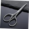 VICASKY Stainless Steel Beard Scissors for Precision Trimming Durable Grooming Shears for Men Facial Hair Styling Sleek Silver Design for Easy Use view 4