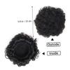Beavorty 2pcs Afro Puff Synthetic Hair Bun Extensions Curly Drawstring Updo Hairpiece for Women Natural Looking High Temperature Chignon Hair Accessories view 3