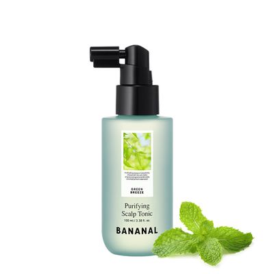 Purifying Hair & Dry Scalp Treatment Mist Korean Hair Care with Triple Mint Complex for Oil Control, Soothing & Leave-In Conditioner Paraben, Silicone & Sulfate Free Green Breeze, 3.38 fl oz