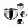 ELAYARD 1PC Stainless Steel Shaving Bowl for Men Durable Household Beard Bubble Bowl Compact Design for Travel Shaving Soap for Home and Barbershop Use view 3