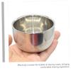 ELAYARD 1PC Stainless Steel Shaving Bowl for Men Durable Household Beard Bubble Bowl Compact Design for Travel Shaving Soap for Home and Barbershop Use view 4