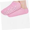 Happyyami 3Pairs Moisturizing Foot Care Socks Non Slip Spa Socks for Salon Home Use Foot Hydrating Essential Oil Treatment Soft and Comfortable for Dry Skin Repair view 2