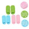 Happyyami 3Pairs Moisturizing Foot Care Socks Non Slip Spa Socks for Salon Home Use Foot Hydrating Essential Oil Treatment Soft and Comfortable for Dry Skin Repair view 4