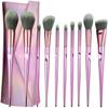 10pcs Makeup Brush Set Cosmetics Foundation Mixing Blush Eyeliner Powder Brush Makeup Brush Set With Bag view 1