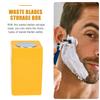 Beavorty Plastic Blades Disposal Case for Safety Razor Blades Secure Storage Box Compact and Portable Design for Home and Travel Use view 2