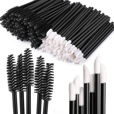 50pcs Lip Wands and Mascara Wan.ds,Lip Applicators Mascara Makeup Applicator Lipgloss Brush Mascara Brush Lipstick Tester Eyelash Brushes (Multicolor)