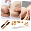 Beaupretty 2pcs Foot Callus Remover Wooden Handle Exfoliating Dead Skin Scrub for Foot Care for Home and Professional Pedicure Use view 2