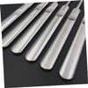 OFFIGAM 1 Set Nail Art Tool Stainless Steel Nail File Earpicks Cuticle Forks for Dead Skin Removal Professional Manicure Kit for Personal and Salon Use Silver view 2