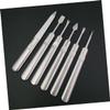 OFFIGAM 1 Set Nail Art Tool Stainless Steel Nail File Earpicks Cuticle Forks for Dead Skin Removal Professional Manicure Kit for Personal and Salon Use Silver view 3