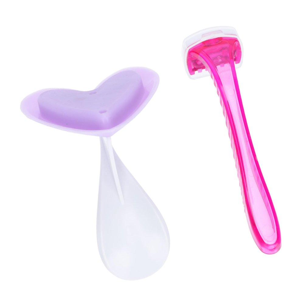 DECOMELODY Bikini Razors for Women Hair Removal Shaver Threaded Hair Cutter Body Trimmer Quick Cutter Women's Skin Care Tool Random Color