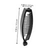 10pcs Black Banana Hair Clips for Long Curly Hair Firm Grip view 2