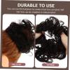 Beavorty Messy Bun Hairpiece Curly Hair Bun Scrunchies for Women Heat Resistant Synthetic Hair Accessories for Daily Wear Easy to Use with Elastic Band for Weddings and Parties view 4