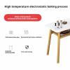 Lyzxuhlr Stylish Functional Table, Marble Tabletop Metal Bracket, Modern Professional Beauty Salon Spa Nail Desk Workstation(80cm) view 4