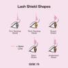 Curacoro Lash Lift Shields, 4 Pcs Korean Lash Lift Pads Self Adhesive, Lash Lifting Shields for Eyelash Straightening and Lifting, Reusable Silicone Lash Rods for Eyelash Perm Lamination view 4