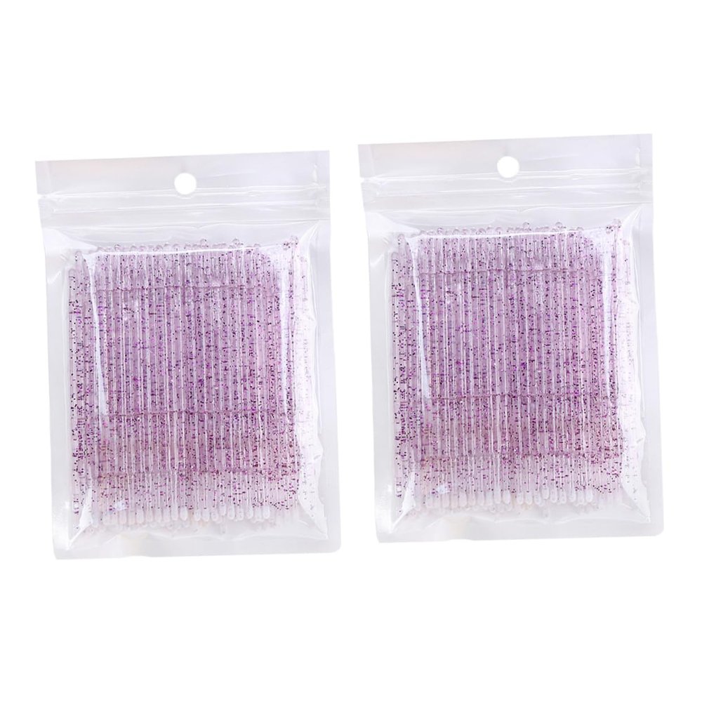 BIUDECO 200Pcs Eyelash Cleaning Swabs Practical Beauty Tool for Eye Makeup Removal for Eyelash Extensions Nail Art and Crafting Projects