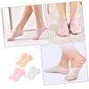 FONDOTIN 1pair Silicone Moisturizing Socks for Women Flexible Gel Foot Covers for Dry Cracked Feet for Soft Smooth view 4