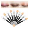 10 Pcs Eyeshadow Brushes Sponge Brushes Eyeshadow Applicator Cosmetic Brushes Makeup Tool For Lady Women Beauty view 2