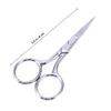 VICASKY 2pcs Stainless Steel Eyebrow Scissors for Men Beard Women Nose Hair Trimmer view 3
