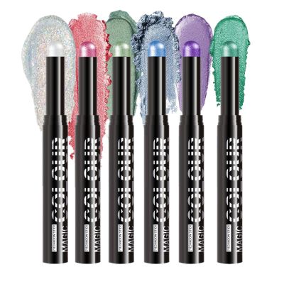 6PCS Cream Eyeshadow Stick Set  Long-Lasting Shimmer Eyeshadow Crayons For Women  Waterproof Makeup For Travel, Routine, Girls Cosmetics, Birthday & Holiday Looks