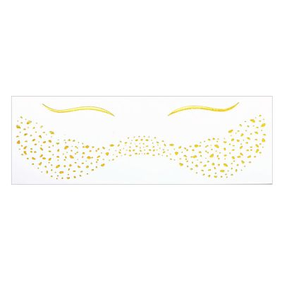 1 Sheet Glitters Freckles Face Tattooing Face Decals For Cosplay Princess Halloween Christmas Music Festival Parties