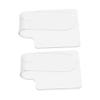 DECOMELODY 2pcs Professional Handheld Palette Mix Transfer Makeup Tools Acrylic Nail Art for view 1
