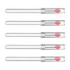 5pc Ergonomic Handle Silicone Lip Brush Lip Balm Applicators Lipsticks For Daily Makeup And On Travel Touches Up view 1