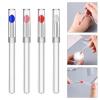 5pc Ergonomic Handle Silicone Lip Brush Lip Balm Applicators Lipsticks For Daily Makeup And On Travel Touches Up view 2