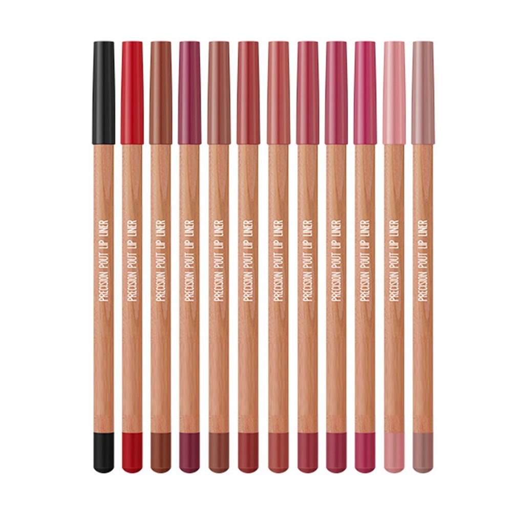 GORBUS Lip Liner Pencil Set Long Lasting Lip Pencil Highs Pigmented Lipstick Pen Professional Matte Lip Liner Set