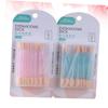 BATHVEVE Dual-Sided Eyeshadow Sponge Applicator Set 24 Pcs Makeup Brushes for Women Soft and Versatile Eye Shadow Sticks for Easy Application view 4