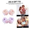 EPIGEIST 2pairs Flannel Face Wash Wristband Spa Towel Headband for Women Hair Tie Arm Band view 2