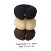 Beavorty 6Pcs Donut Hair Bun Maker for Women Nylon Hair Accessories and Easy to Use Non Slip Design for Elegant Chignon Styles view 2