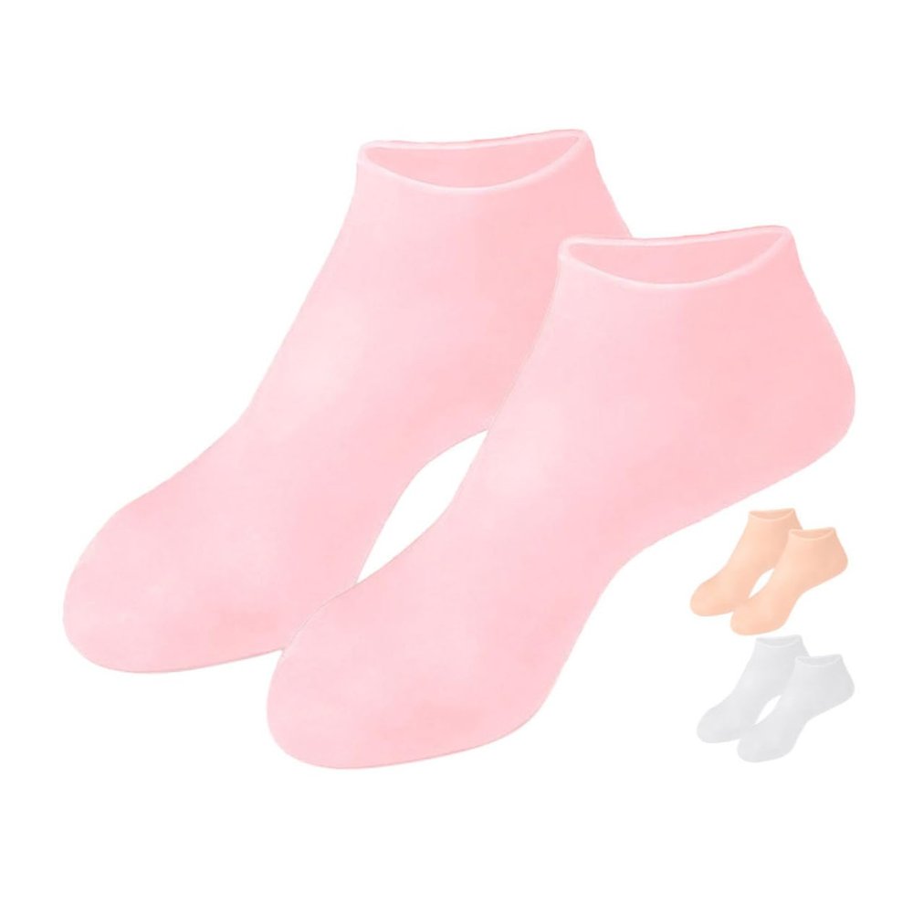 NinthAvenue Basics 1 Pair Waterproof Foot Mask Moisturizing Foot Mask Exfoliating Silicone Socks Silicone Moisturizing Socks Feet Peeling Mask Foot Care for Women Exfoliating Foot Mask