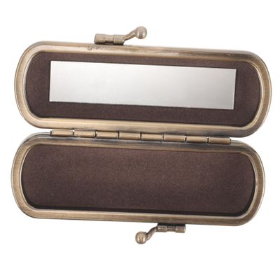 AKOOSY Stylish Lipstick Case for Women Travel Essentials Lip Balm Jewelry Holder Makeup Box for Purse Crossbody Bag