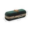 AKOOSY Stylish Lipstick Case for Women Travel Essentials Lip Balm Jewelry Holder Makeup Box for Purse Crossbody Bag view 2