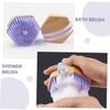 SAFIGLE Body Wash Exfoliating Brush Silicone Bath Brush Shower Scrubber for Women view 3