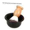 ADOCARN Plastic Shaving Soap Bowl Handle Heat Preservation Lathering Shaving Mug for Men Sturdy and Unbreakable view 2