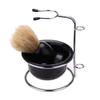 ADOCARN Plastic Shaving Soap Bowl Handle Heat Preservation Lathering Shaving Mug for Men Sturdy and Unbreakable view 3