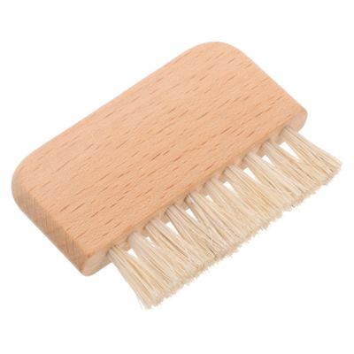BIUDECO Wooden Handle Nail Brush for Fingernails Toenails Nail Tools for Manicure Pedicure