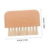BIUDECO Wooden Handle Nail Brush for Fingernails Toenails Nail Tools for Manicure Pedicure view 2