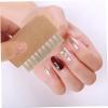 BIUDECO Wooden Handle Nail Brush for Fingernails Toenails Nail Tools for Manicure Pedicure view 3