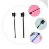 OFFIGAM 2pcs Portable Eyebrow and Eyelash Grooming Tools Dual-ended Eyebrow Comb and Brush for Shaping Beauty Accessories for Salon and Home Use Black Silver view 3