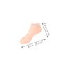 ADOCARN 1 Pair Moisturizing Silicone Foot Covers for Dry Cracked Feet Heel Socks for Spa Care Elastic Fit for Skin Tone for Repairing Skin view 2