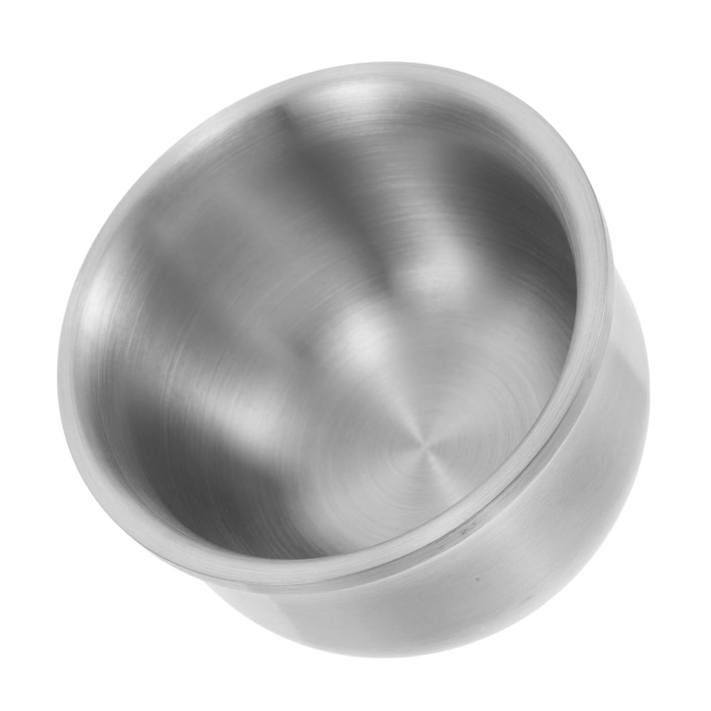 HAPINARY Stainless Steel Shaving Soap Bowl for Men Durable Shaving Mug Compact Grooming Tool for Effortless Cleaning Travel Friendly Design for Cream
